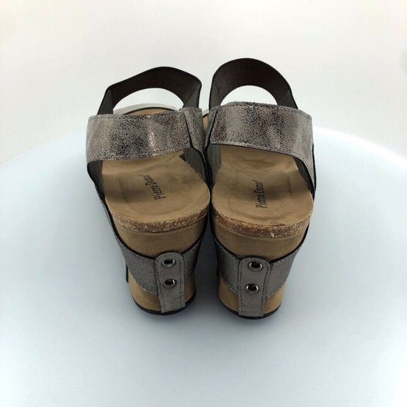 Pierre Dumas Hester Women's Vegan Platform Wedge Open Toe Sandals- Size 8.5 - Picture 4 of 5